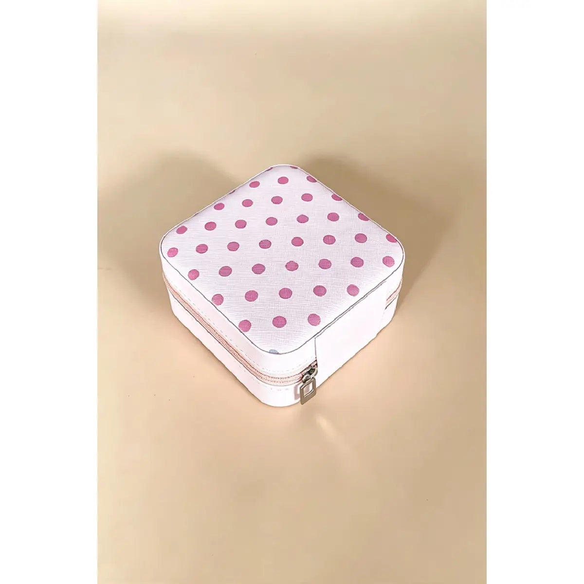 Pink Polka Dot Jewelry Case